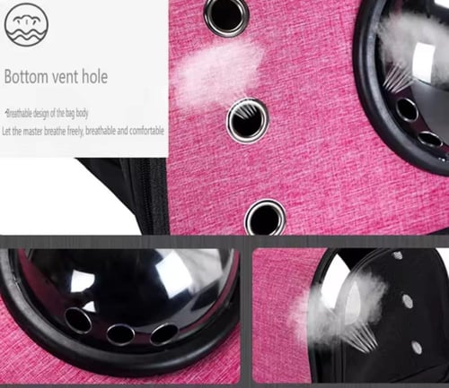 شنطة لنقل القطط بشباك دائري