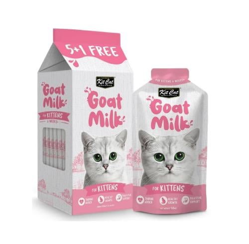 كت كات اظرف حليب للقطط الصغيرة 6 عبوات 50 مل