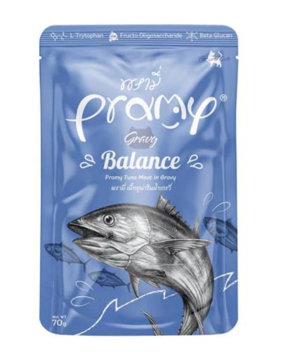 برامي اظرف طعام رطب تونا بالمرق 70 جرام للقطط البا...