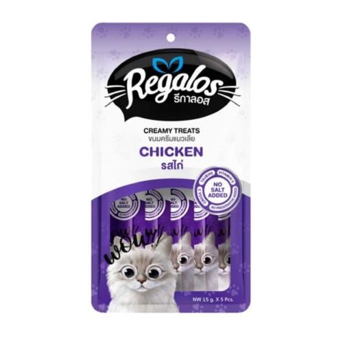 ريقالوس مكافأت كريمة للقطط الدجاج