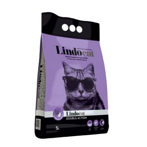ليندو كات العطر المزدوج رمل مهد للقطط 5 لتر