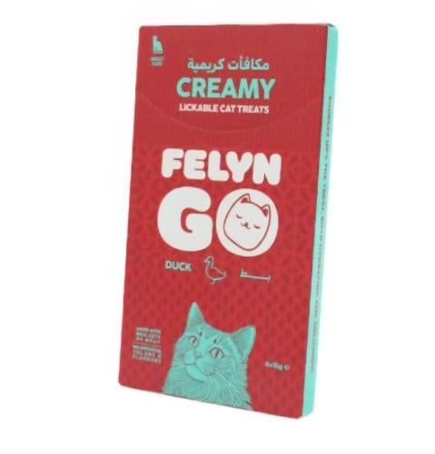 فيلاين قو مكافأت كريمية بط 4×15 جرام للقطط