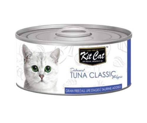 كت كات طعام رطب بنكهة التونا منزوع العظم كلاسيك 80...