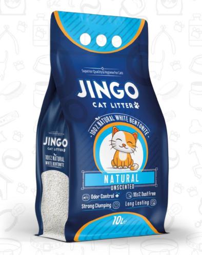 رمل جينقو بدون رائحة طبيعي 10 لتر