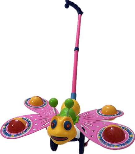 لعبة الدفع بالفراشة (Push Butterfly Toy)