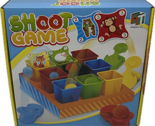 لعبة Shoot Game (لعبة رمي الكرات بالأكواب)