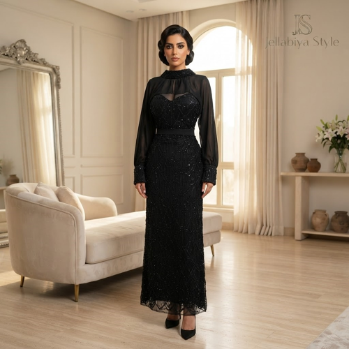 فستان سهرة اسود
