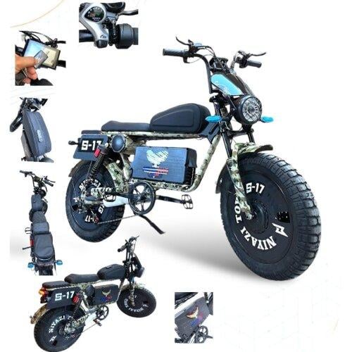 دراجة كهربائية رياضية s17 ٢٠٢٥ بمحركين