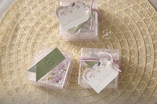 توزيعات رمضان علبه اكريلك