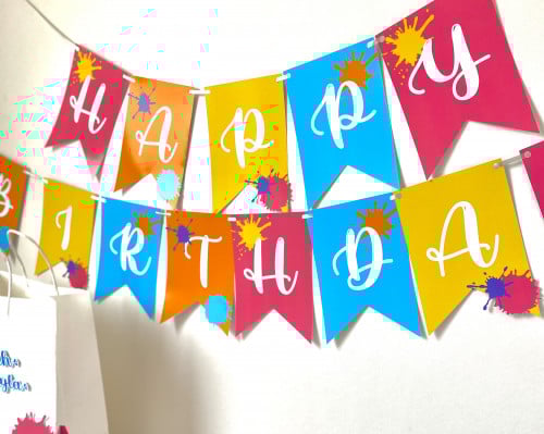 مثلثات الزينة - الرسم