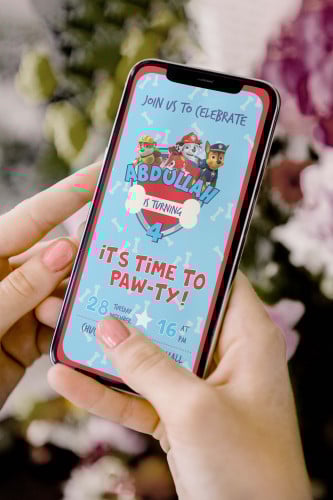 بطاقة دعوة - دورية المخلب