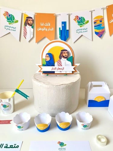 كيك توبر اليوم الوطني 92