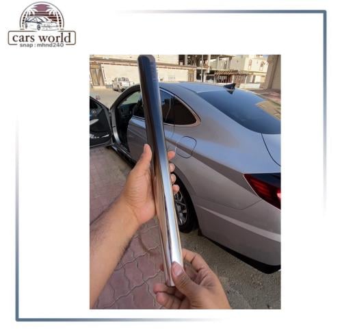 عازل تضليل الخليجي لونين اسود فوق وفضي تحت