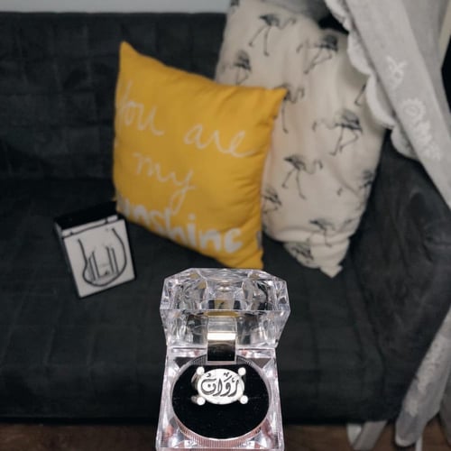 خاتم ملكي - زركون فضه عيار 925 للنساء - لعلو يتحدث...