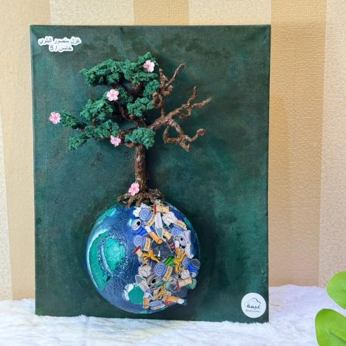 لوحة مجسم التلوث