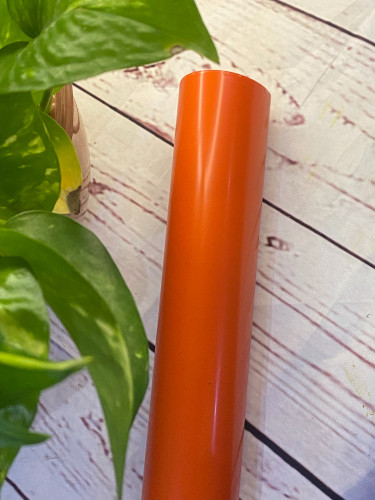 Orange fabric vinyl (meter * 50