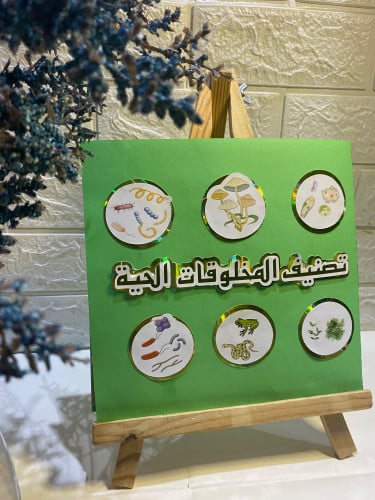 مطويه تصنيف المخلوقات الحيه