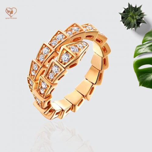 خاتم كرستال ثعبان