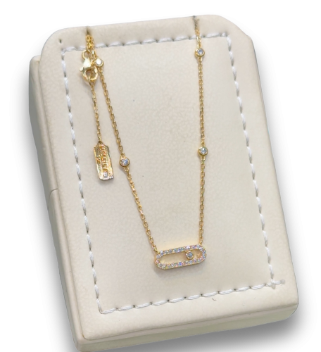 عقد ميسكا مني 18k