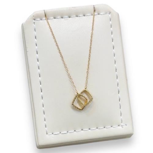 عقد حلقات 18k