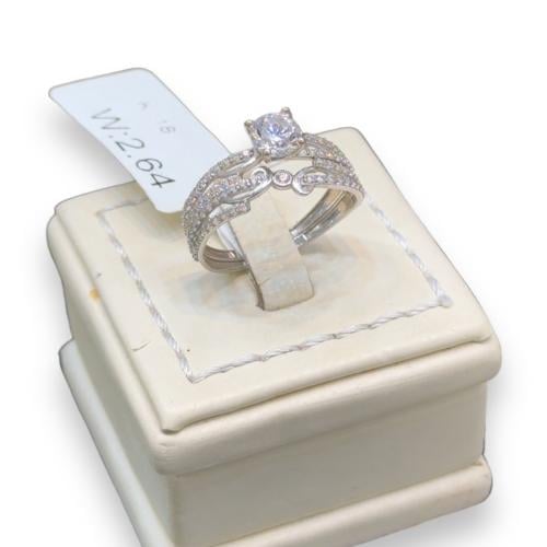 خاتم تونز سولتير 18k