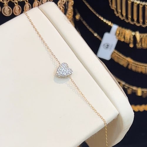 اساور ذهب قلب