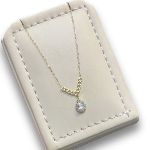 عقد جنزير ناعم 18k