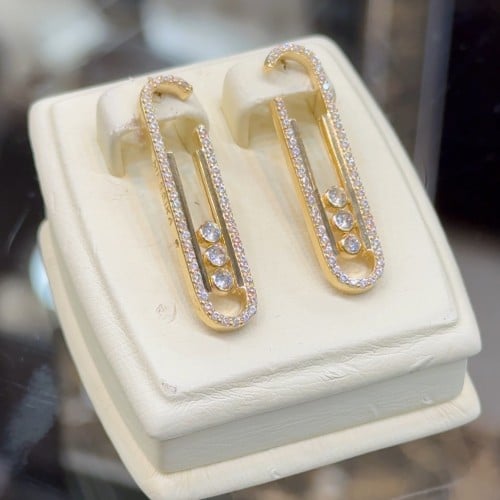 حلق ميسكا 18k