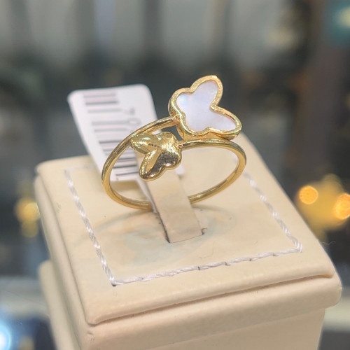 خاتم صدف 18k