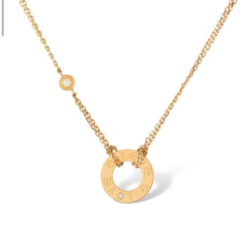 عقد love 18k