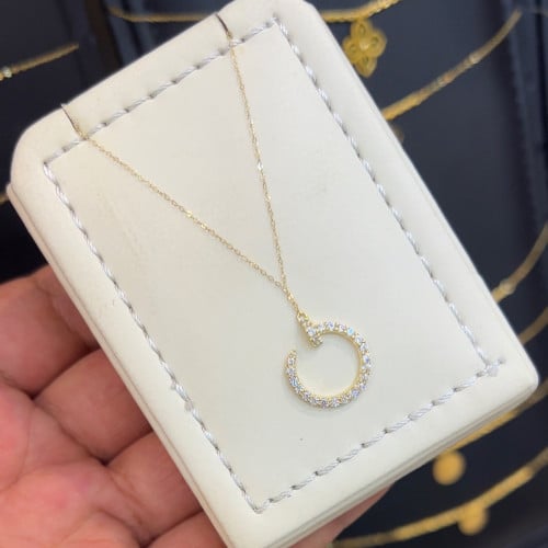 عقد مسمار 18k