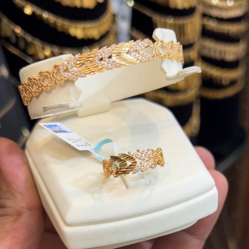 طقم سواره وخاتم عيار 21