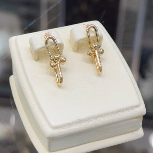 حلق جنزير تيفاني 18k