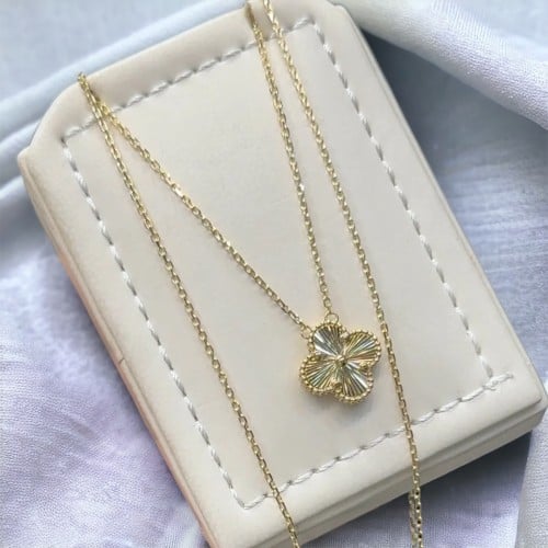 عقد ذهب كامل 18k