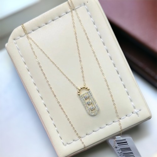 عقد مسكا ناعم 18k