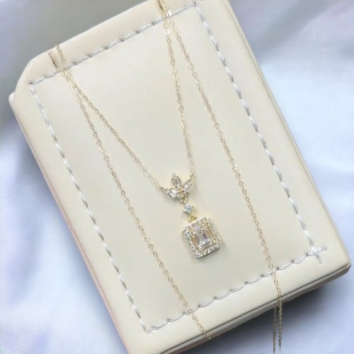 عقد باقيت 18k