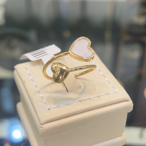 خاتم صدف 18k