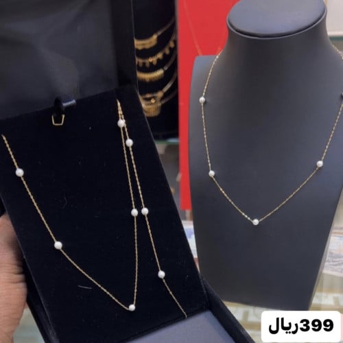 عقد+سوار لولو