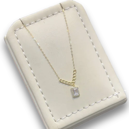 عقد جنزير ناعم 18k