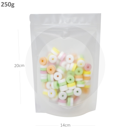 كيس قهوة 250 جرام شفاف 300 حبة