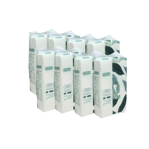 مناديل وجه هدب علاقي 8 ربطات 2370 منديل 4 طبقات 59...