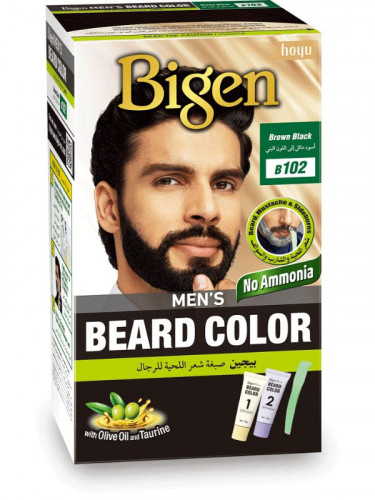 صبغه للدقن اسود مائل للبني 102
