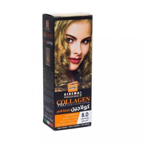 نيترو كندا سينما كولاجين صبغة شعر اشقر فاتح 8.0 -...