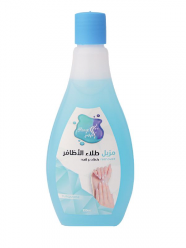 مزيل طلاء الاظافر تركواز من العرايس - 220 مل