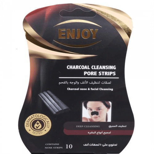 لصقات لتنظيف الأنف والوجه بالفحم من انجوي 10 حبات