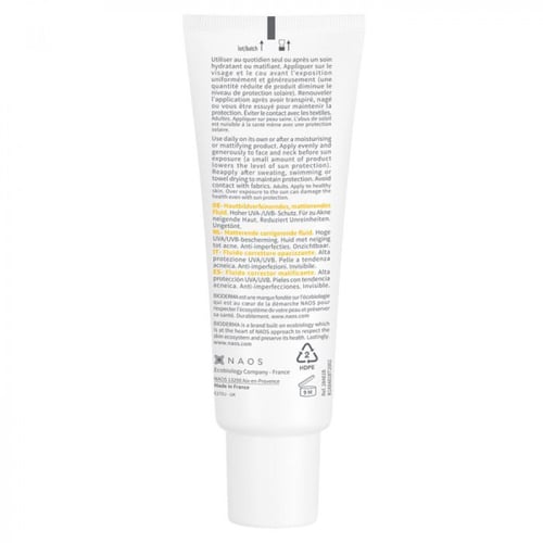 واقي شمس سائل للبشرة المعرضة لحب الشباب من بيوديرم...