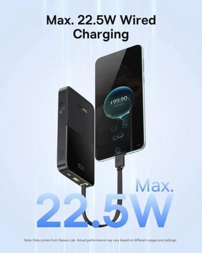 بيسوس - بطارية متنقلة بقدرة 10000ملي امبير بقوة 22...