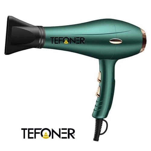 مجفف شعر TEFONER عالي الطاقة وعالي السرعة