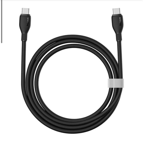 كيبل من بيسوس للشحن السريع بقوة 100 واط تايب سي ال...