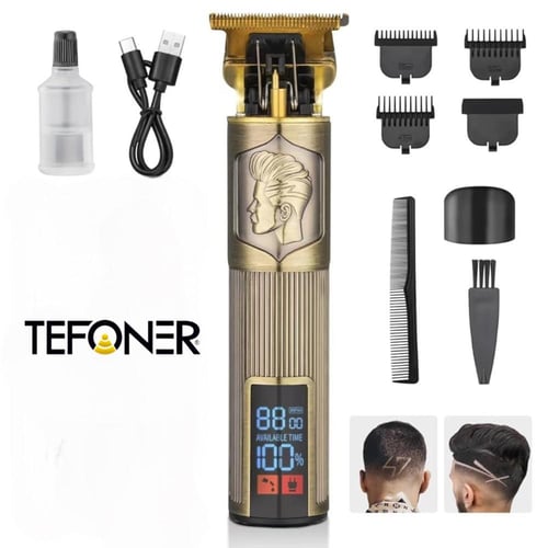 ماكينة حلاقة احترافية لاسلكية من شركة TEFONERمع شا...